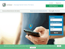 Tablet Screenshot of empresasmantenimientoinformatico.com